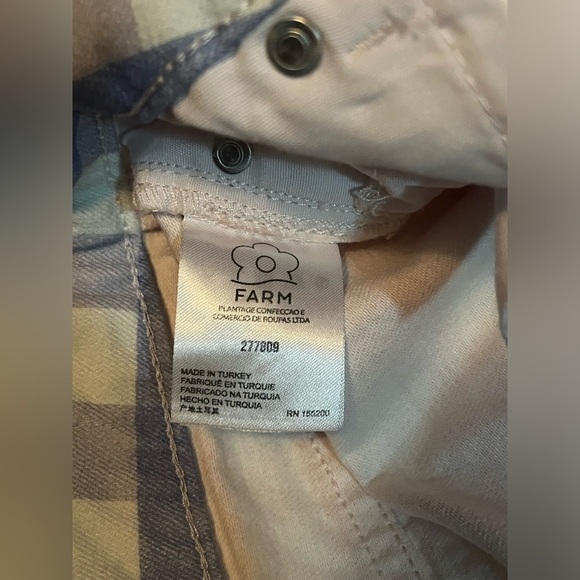 Farm Rio for Anthropologie Gingham Shorts Size Small - Picture 12 of 12